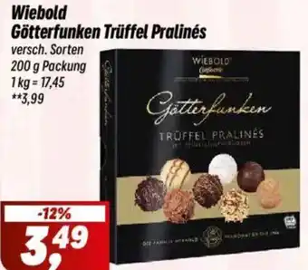 Simmel Wiebold Götterfunken Trüffel Pralinés Angebot