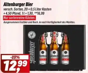 Simmel Altenburger Bier Angebot