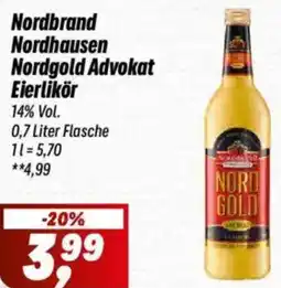 Simmel Nordbrand Nordhausen Nordgold Advokat Eierlikör Angebot