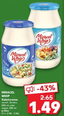 Kaufland MIRACEL WHIP Salatcreme Angebot