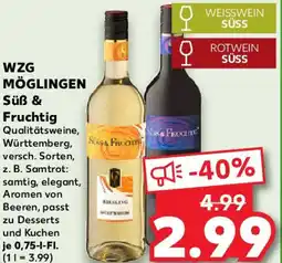 Kaufland WZG MÖGLINGEN Süß & Fruchtig Angebot