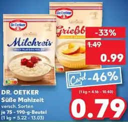 Kaufland DR. OETKER Süße Mahlzeit Angebot