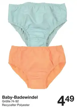 Zeeman Baby-Badewindel Angebot