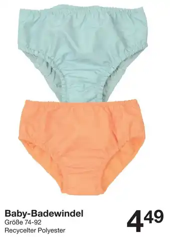 Zeeman Baby-Badewindel Angebot