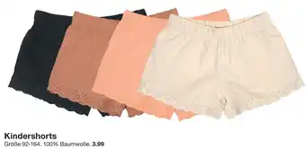 Zeeman Kindershorts Angebot