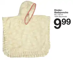 Zeeman Kinder Badeponcho Angebot