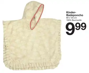 Zeeman Kinder Badeponcho Angebot
