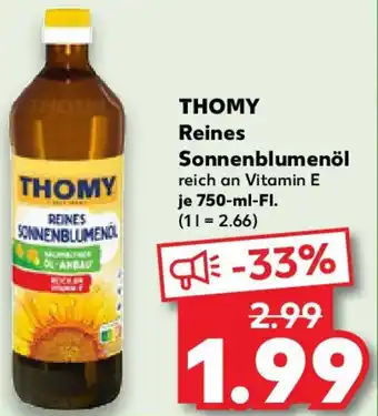 Kaufland THOMY Reines Sonnenblumenöl Angebot