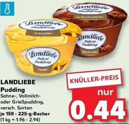 Kaufland LANDLIEBE Pudding Angebot