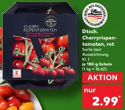 Kaufland Dtsch. Cherryrispentomaten, rot Angebot