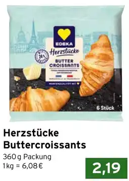 CAP Markt EDEKA Herzstücke Buttercroissants Angebot