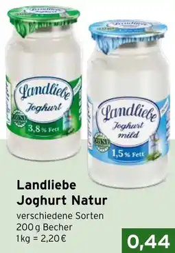 CAP Markt Landliebe Joghurt Natur Angebot