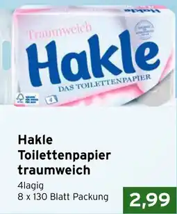 CAP Markt Hakle Toilettenpapier traumweich Angebot