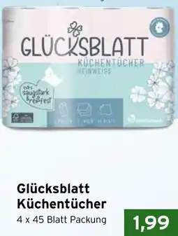 CAP Markt Glücksblatt Küchentücher Angebot