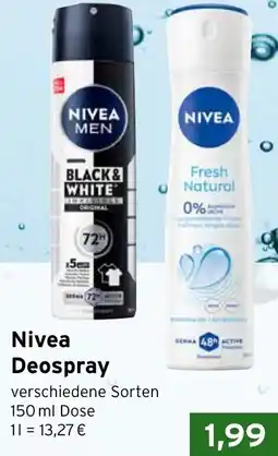 CAP Markt Nivea Deospray Angebot