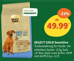 Fressnapf SELECT GOLD Sensitive Trockennahrung Angebot