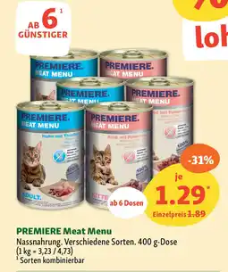 Fressnapf PREMIERE Meat Menu Angebot