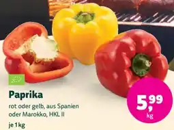 Biomarkt Paprika Angebot