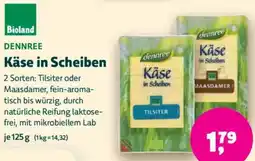 Biomarkt DENNREE Käse in Scheiben Angebot