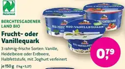 Biomarkt BERCHTESGADENER LAND BIO Frucht- oder Vanillequark Angebot