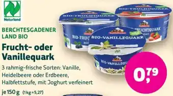 Biomarkt BERCHTESGADENER LAND BIO Frucht- oder Vanillequark Angebot