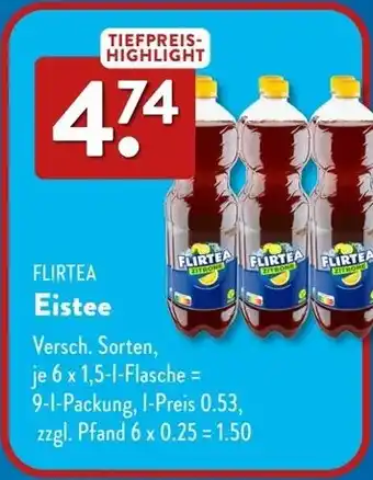 Aldi Süd FLIRTEA Eistee Angebot