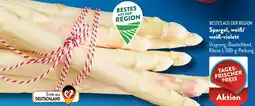 Aldi Süd BESTES AUS DER REGION Spargel, weiß/ weiß-violett Angebot