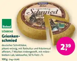 Biomarkt SÖBBEKE Grienkenschmied Angebot