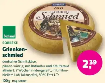 Biomarkt SÖBBEKE Grienkenschmied Angebot