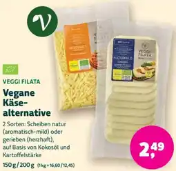 Biomarkt VEGGI FILATA Vegane Käsealternative Angebot