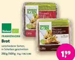 Biomarkt FRANKENKORN Brot Angebot