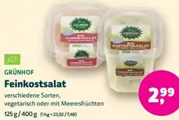 Biomarkt GRÜNHOF Feinkostsalat Angebot