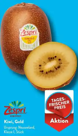 Aldi Süd Zespri Kiwi, Gold Angebot