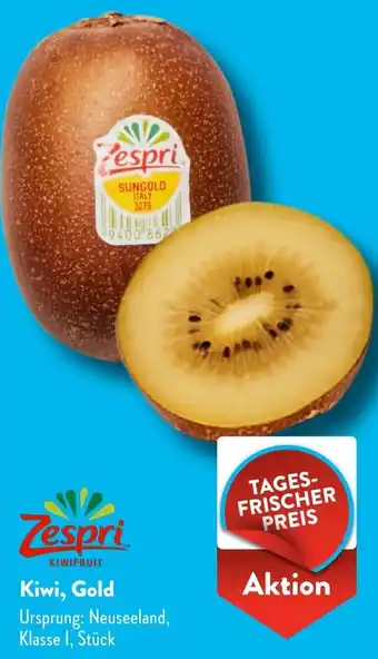 Aldi Süd Zespri Kiwi, Gold Angebot