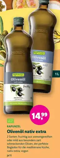 Biomarkt RAPUNZEL Olivenöl nativ extra Angebot