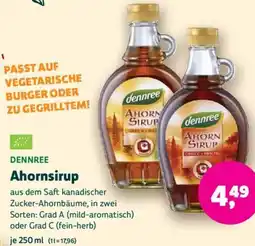Biomarkt DENNREE Ahornsirup Angebot