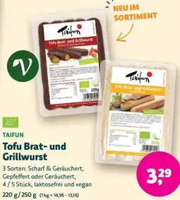 Biomarkt TAIFUN Tofu Brat- und Grillwurst Angebot