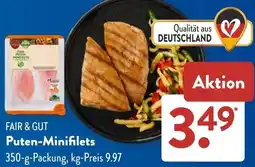Aldi Süd FAIR & GUT Puten-Minifilets Angebot