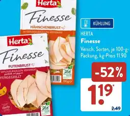 Aldi Süd HERTA Finesse Angebot