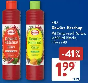 Aldi Süd HELA Gewürz Ketchup Angebot