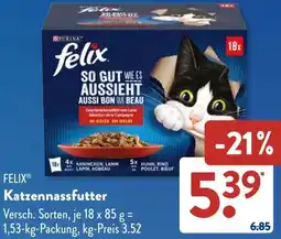Aldi Süd FELIX Katzennassfutter Angebot