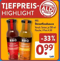 Aldi Süd BBQ Streetfoodsauce Angebot