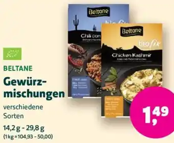 Biomarkt BELTANE Gewürzmischungen Angebot