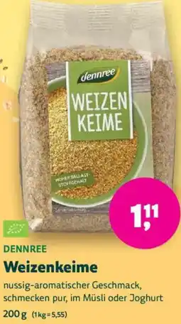 Biomarkt DENNREE Weizenkeime Angebot