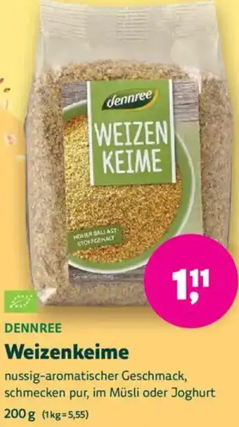 Biomarkt DENNREE Weizenkeime Angebot