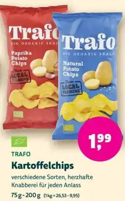 Biomarkt TRAFO Kartoffelchips Angebot