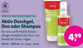 Biomarkt SPEICK NATURKOSMETIK Aktiv Duschgel, Deo oder Shampoo Angebot