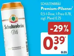 Aldi Süd SCHULTENBRÄU Premium-Pilsener' Angebot