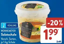 Aldi Süd WONNEMEYER Salatschale Angebot