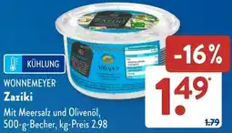 Aldi Süd WONNEMEYER Zaziki Angebot